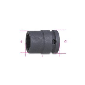   720B 23 Tizenkétszögű gépi dugókulcs, 1/2"-os négyszögletes csatlakozó, standard sorozat, foszfátozott - Beta - 007201023