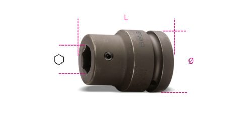727PI/16 1/2 Betéttartó 1/2"-os négyszögletes csatlakozó, foszfátozott - Beta - 007270015