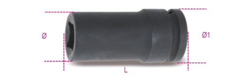 728LQ 19 Hosszú gépi Dugókulcs - Beta - 007280619