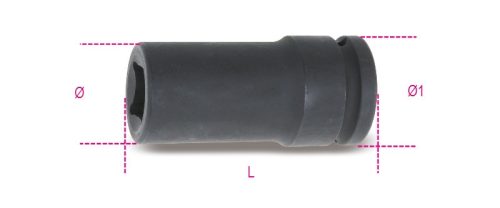728LQ 21 Hosszú gépi Dugókulcs - Beta - 007280621