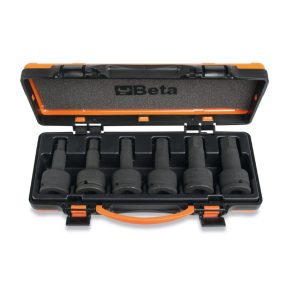   728ME/C6 6 db gépi dugókulcs hatlapfejű csavarokhoz fémdobozban merev hőformált tálcában - Beta - 007280906