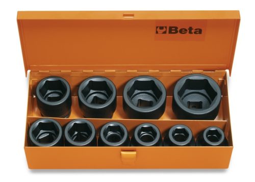 728/C10 10 db 3/4"-os gépi Dugókulcs, fémdobozban - Beta - 007280910
