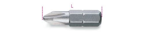 861PH 1 Csavarhúzóbetétek Phillips®-csavarokhoz - Beta - 008610205