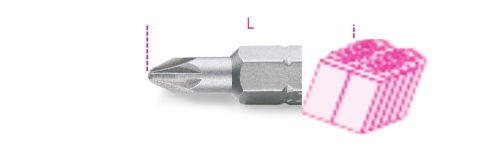 861PZ/C 2L Csavarhúzóbetétek Pozidriv®-Supadriv® csavarokhoz - Beta - 008610358