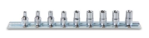 900FTX/SB9 Hatlapú Dugókulcskészlet belső négyszög 1/4" krómozott - Beta - 009000419