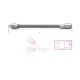 900FL 150 1/4"-os flexibilis toldó, krómozott - Beta - 009000828