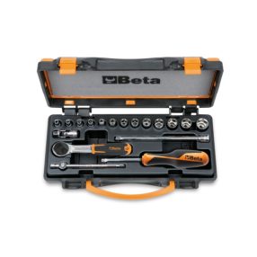  900/C13-5 13 hatlapú Dugókulcs és 5 tartozék, fémdobozban - Beta - 009000953
