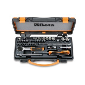   900/C11 11 hatlapú Dugókulcs, 20 csavarhúzóbetét és 8 betéttartó - Beta - 009000971