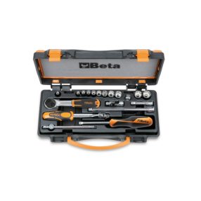   900MB/C19 11 tizenkétszögű Dugókulcs és 8 tartozék, fémdobozban - Beta - 009000977