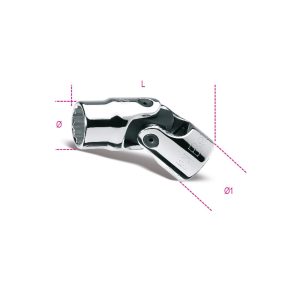   910AS-SN 3/8 Tizenkétszögű csuklós Dugókulcs - Beta - 009100260