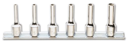 910FTX-L/SB6 6 részes hosszú Dugókulcs szerszám készlet Torx®-csavarokhoz (910FTX/L cikk) tartón - Beta - 009100449