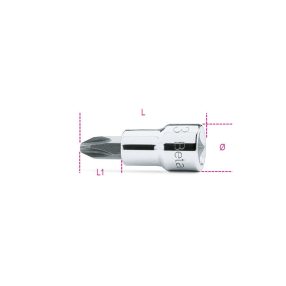   910PH 4 Csavarhúzó-Dugókulcs Phillips®-csavarokhoz, krómozott, barnított fej - Beta - 009100474