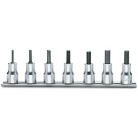   910PE/SB7 7 részes imbusz-Dugókulcs szerszám készlet (910PE cikk) tartón - Beta - 009100503
