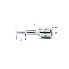   910ME 6 3/8"-os imbusz-Dugókulcs, krómozott - Beta - 009100506