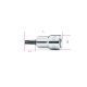 910TX 40 3/8"-os Torx® imbusz-Dugókulcs, krómozott, fekete hegy - Beta - 009100524