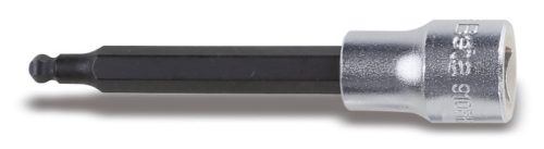 910BP hatlapfejű külső Dugókulcs gömbölyű véggel 3/8" belső négyszöggel krómozott - barnított betétek - Beta - 009100584