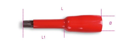 910MQ-XZN/10 3/8" DUGÓKULCS XZN® CSAVAROKHOZ, SZIGETELT, M10 - Beta - 009100660