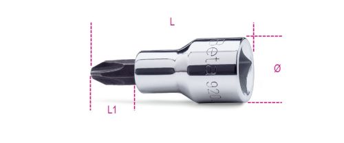 920PH 4 Csavarhúzó-Dugókulcs Phillips®-csavarokhoz, krómozott, barnított fej - Beta - 009200474
