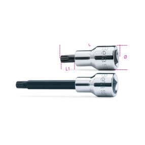   920XZN 4 1/2"-os XZN®-profilú imbusz-Dugókulcs, krómozott, barnított fej - Beta - 009200559