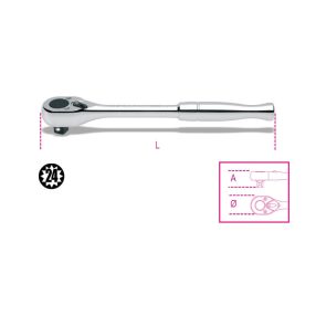   920M/55 1/2"-os irányváltós fémracsni - Beta - 009200893