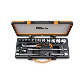   920A/C12 12 Dugókulcs és 5 tartozék fémdobozban - Beta - 009200931