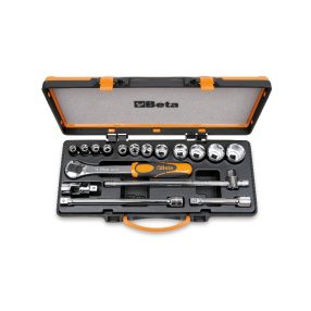   920B/C12X 12 Dugókulcs és 5 tartozék fémdobozban - Beta - 009200934