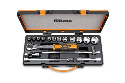 920B/C12X 12 Dugókulcs és 5 tartozék fémdobozban - Beta - 009200934