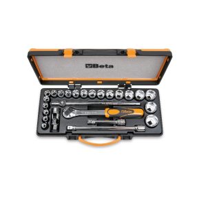   920A/C20Q 20 Dugókulcs és 5 tartozék fémdobozban - Beta - 009200955