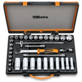   920B/C30Q 30 Dugókulcs és 5 tartozék fémdobozban - Beta - 009200975