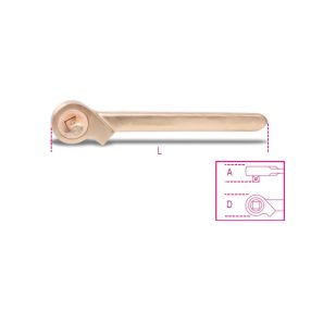   921BA/50 1/2"-os racsni, szikramentes - Beta - 009210850