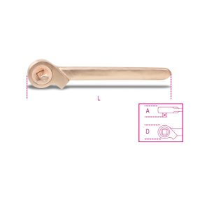   926BA/50 Racsnis hajtószár 3/4", szikramentes - Beta - 009260880