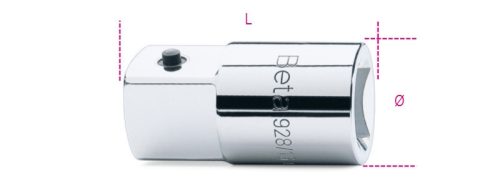 928/16 Bővítő közbetét 3/4"-1", krómozott - Beta - 009280807