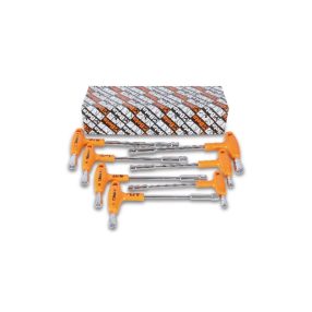   941/S7 Dugókulcskészlet, 12 x 6, nyéllel - Beta - 009410170