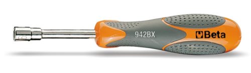 942Bx 4 Rövid hatlapú dugókulcs-csavarhúzó krómozott - Beta - 009420003