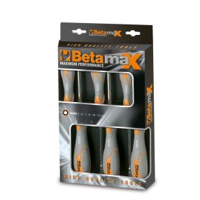   943Bx/D6 6 részes dugókulcs-csavarhúzó szerszám készlet bi-materiál nyéllel - Beta - 009430026