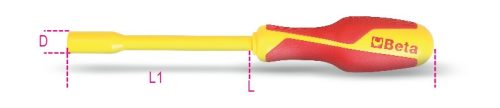 943MQ 13 Hosszú dugókulcs-csavarhúzó - Beta - 009430243