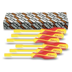   943MQ/S6 6 részes dugókulcs-csavarhúzó szerszám készlet nyéllel - Beta - 009430250