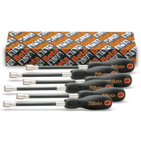   943FL/S6 6 részes flexibilis dugókulcs-csavarhúzó szerszám készlet nyéllel - Beta - 009430320