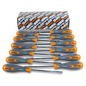   944Bx/S12 12 részes dugókulcs-csavarhúzó szerszám készlet bi-materiál nyéllel - Beta - 009440062