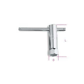 955 16 Gyertyakulcs, krómozott, hatlapú - Beta - 009550016