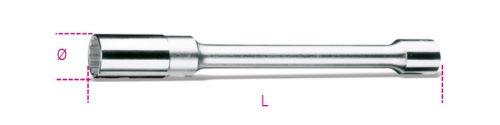 956L 14 1/2"-os gyertyakulcs, tizenkétszög-profil, hosszított kivitel - Beta - 009560214
