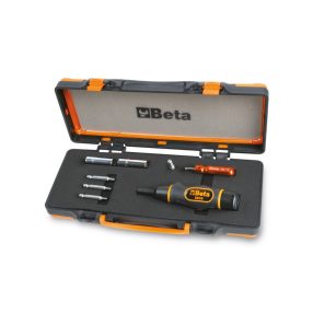   971/C8 Nyomatékcsavarhúzó tartozékokkal a guminyomás ellenőrző rendszerrel rendelkező gumiabroncs szelepek ellenőrzött meghúzásához - Beta - 009710108