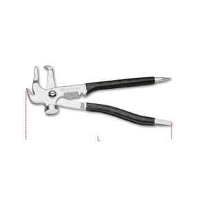 989 Keréksúlyszerelő fogó, krómozott - Beta - 009890001