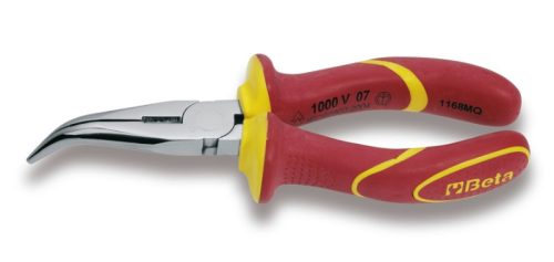 1168MQ 200 Hajlított félkerekcsőrű fogó, extra hosszú, krómozott - Beta - 011680100