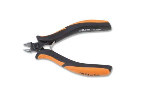 1188BM Elektronikai oldalcsípőfogó középvágással bimateriális szár - Beta - 011880101