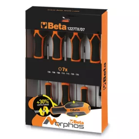   1227TX/D7 T5-T25 Morphos Torx® csavarhúzó készlet 7 részes - Beta - 012270207