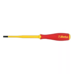   1234MQF/LP 3x0,5x100mm VDE Slim szigetelt lapos csavarhúzó (1000V IEC60900) - Beta - 012340602