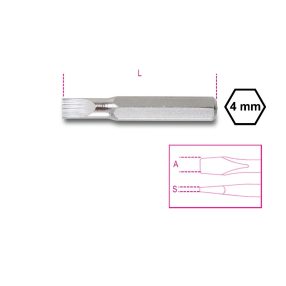 1256LP 1,2 Csavarhúzóbetét 4 mm hasítottfejű csavarokhoz - Beta - 012560002   1256LP 1,2 Csavarhúzóbetét 4 mm hasítottfejű csavarokhoz - Beta - 012560002