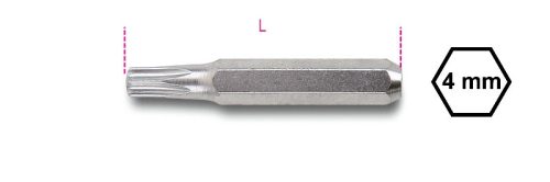 1256TX 15 Csavarhúzóbetét 4 mm Torx®-csavarokhoz - Beta - 012560049