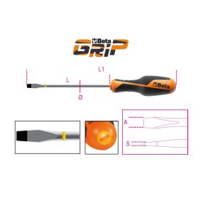   1260MC 4X100-CSAVARHÚZÓ HASÍTOTTFEJŰ CSAVAROKHOZ, SZÍNEZETT - Beta - 012602030